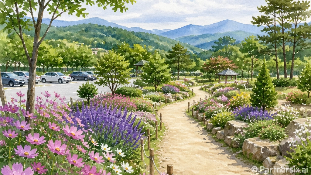 충북 음성 힐링 명소 봉학골정원 산책기