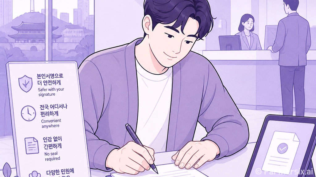 인감도장 없이 서명…