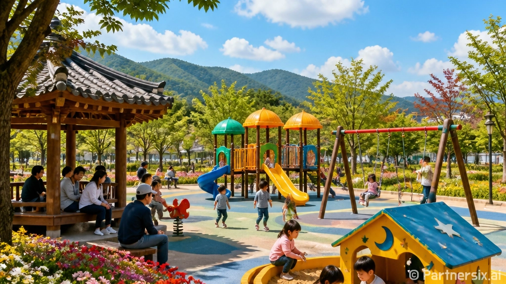 아이와 함께 즐기는 옥천 금구1어린이공원 산책