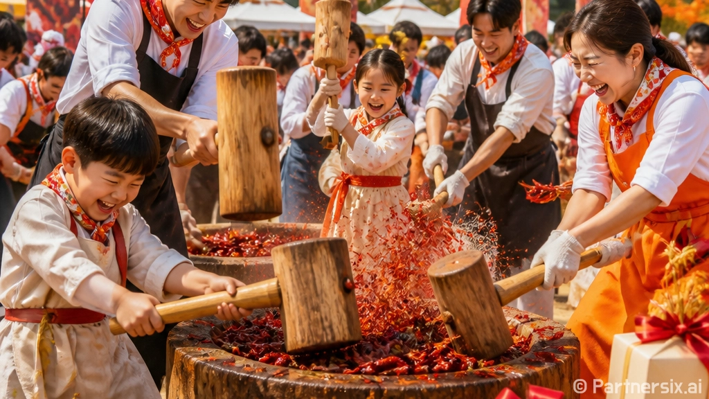 2026 괴산고추축제 속풀이 고추난타 현장