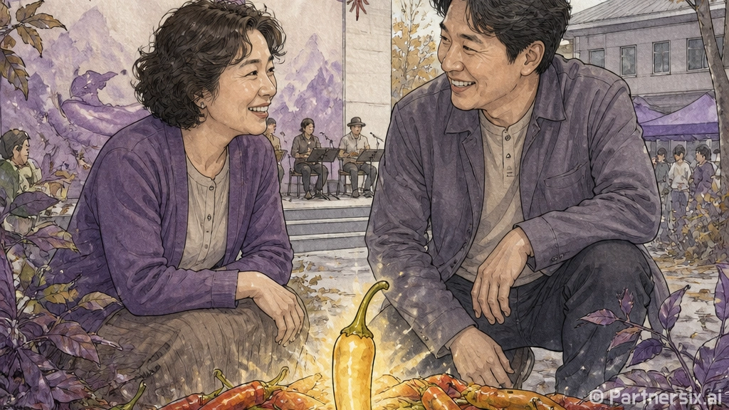괴산고추축제 황금고추 첫 주인공 탄생