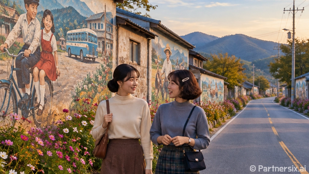 원남면 벽화거리, 추억과 감성의 산책길