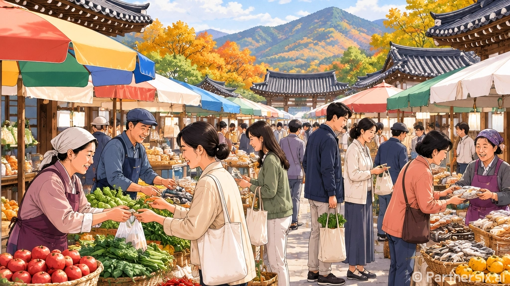 청산면 전통시장, 추석맞이 활기 불어넣다