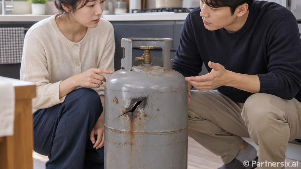 불량 LPG용기 전수 회수 긴급 안내