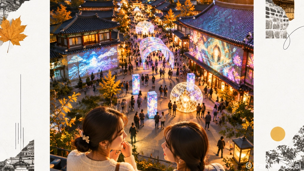 청주 가을밤, 빛과 예술의 향연