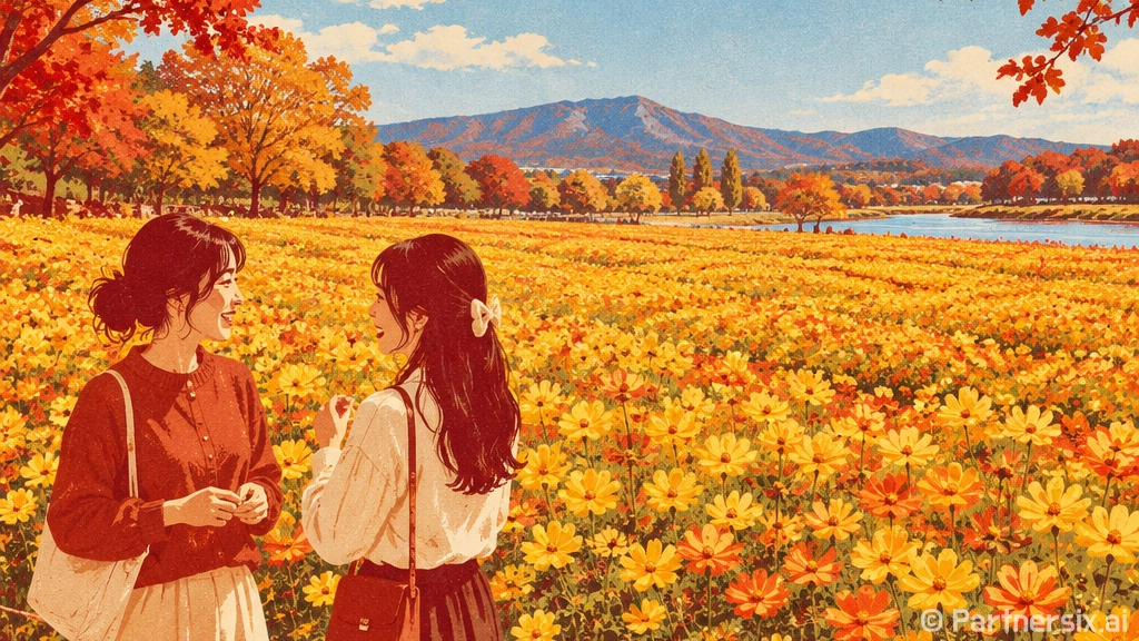 청주 가을꽃길 산책 명소 두 곳