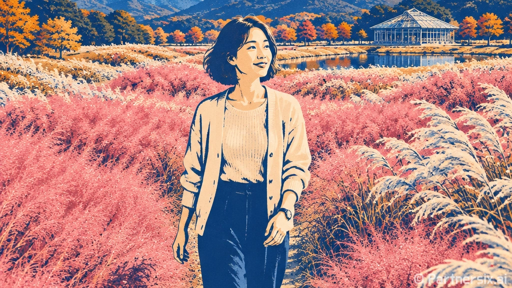 가을빛 물든 괴산 …