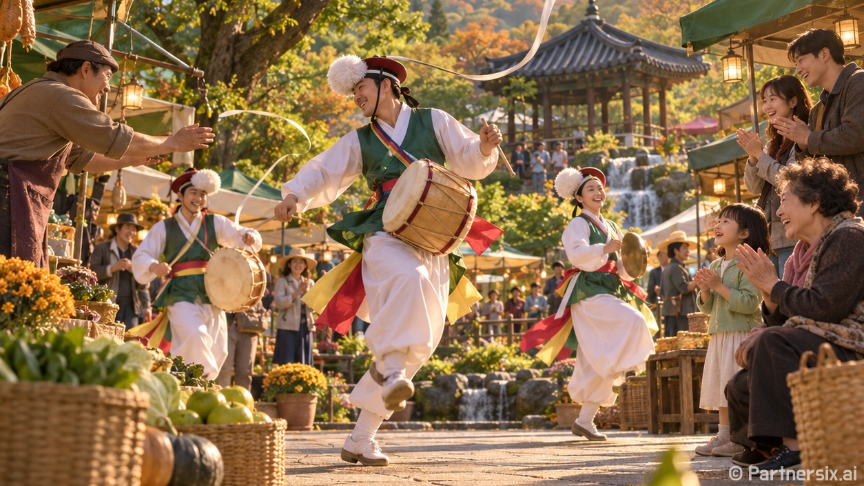 장날 흥 돋우는 음…