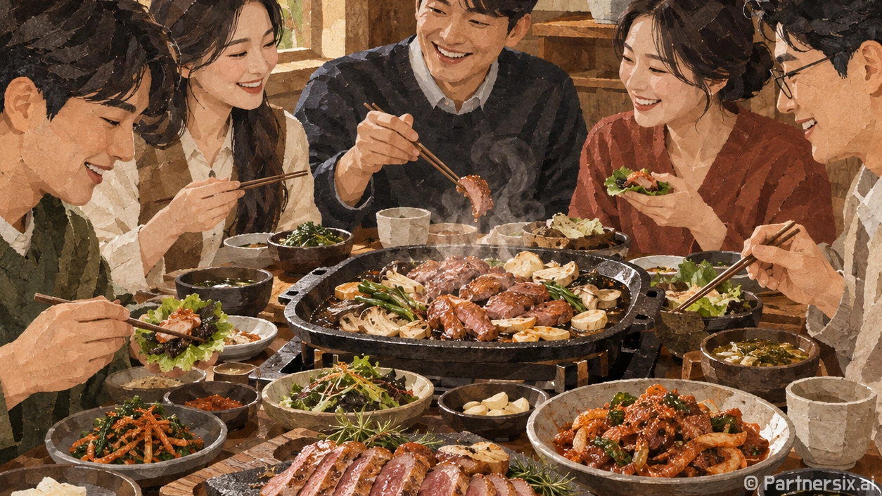 오리 한 상 마을 …