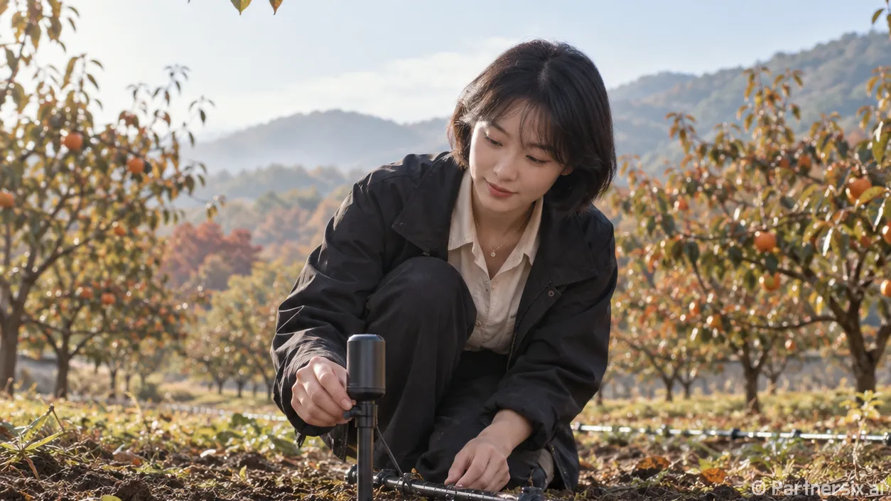 메마른 옥천 과수원 물관리