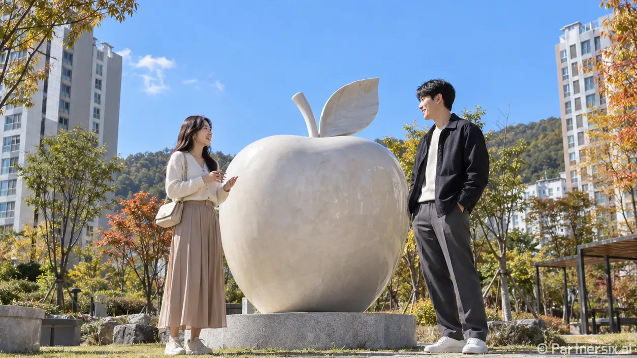 충주 사과공원 맨발산책