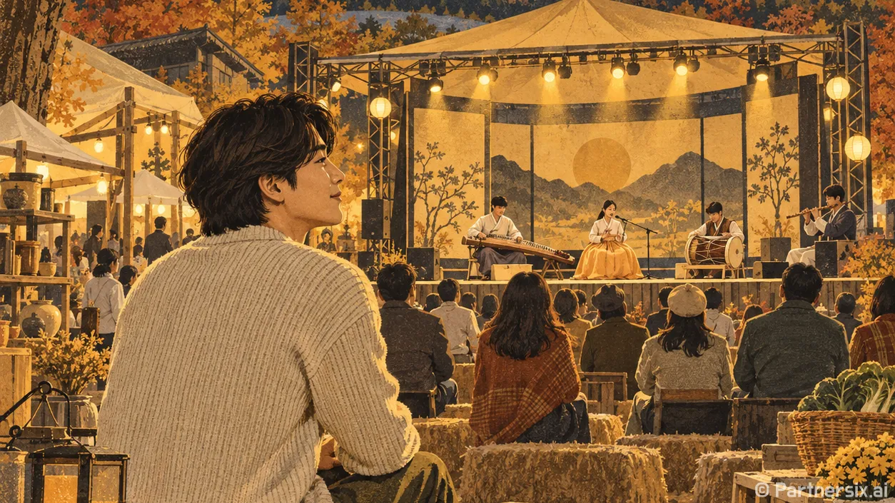 괴산 가을밤 예술로 물든다