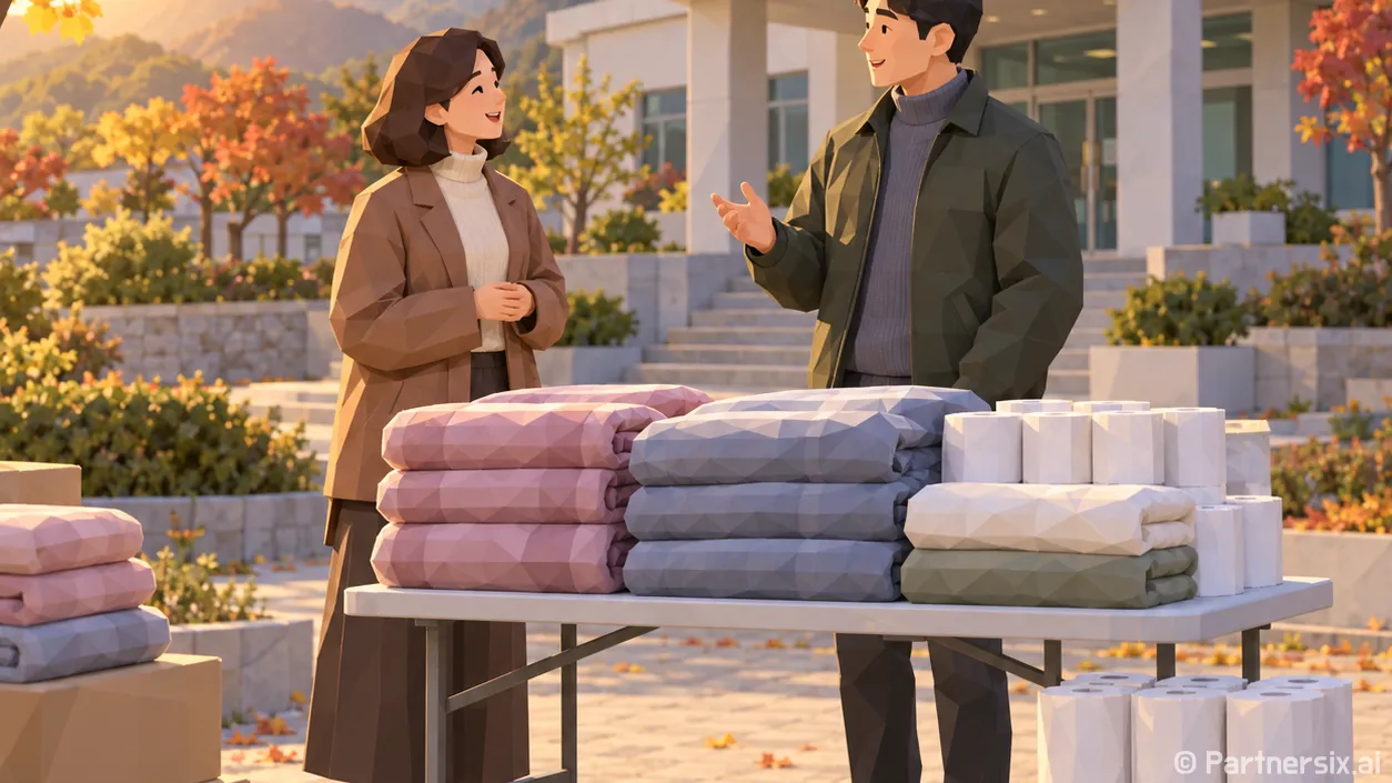 이불 17채에 담은 온기