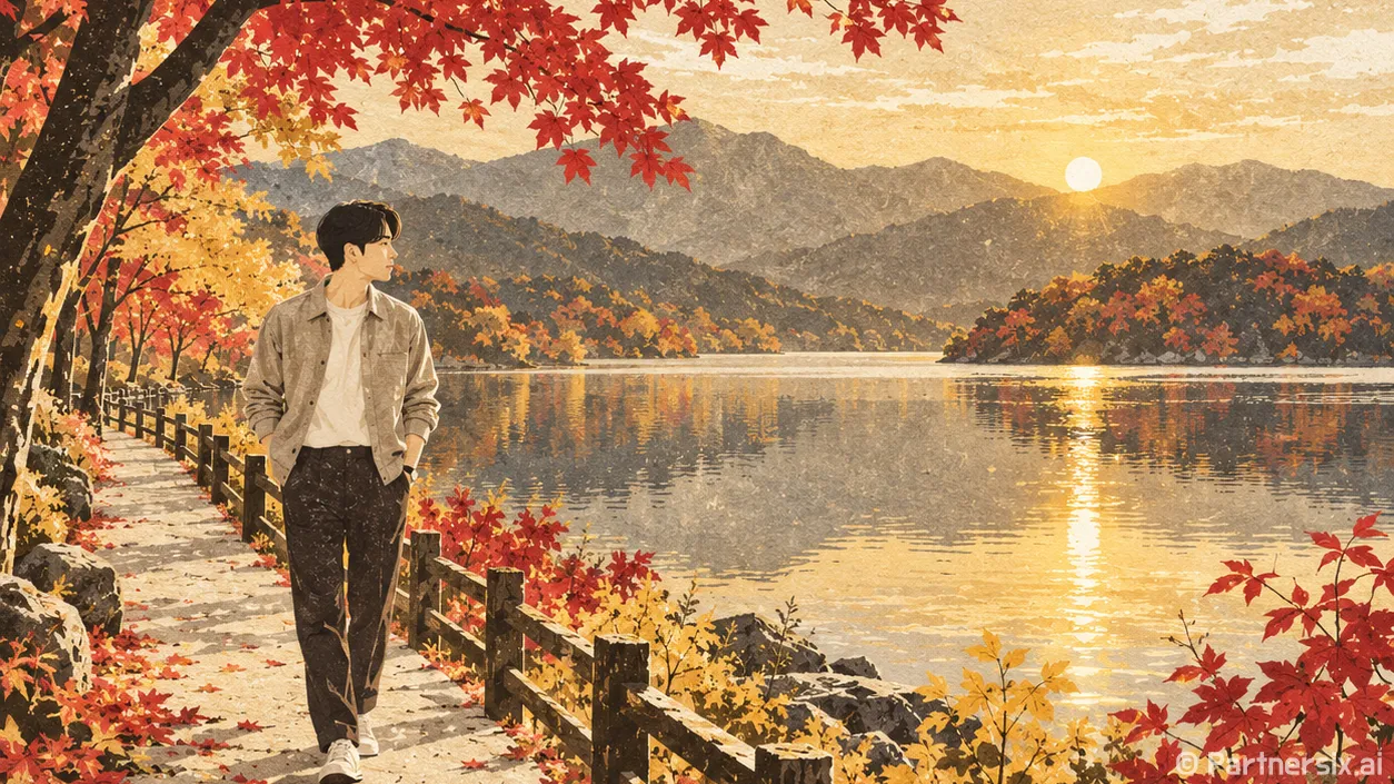 가을빛 머문 무극저수지