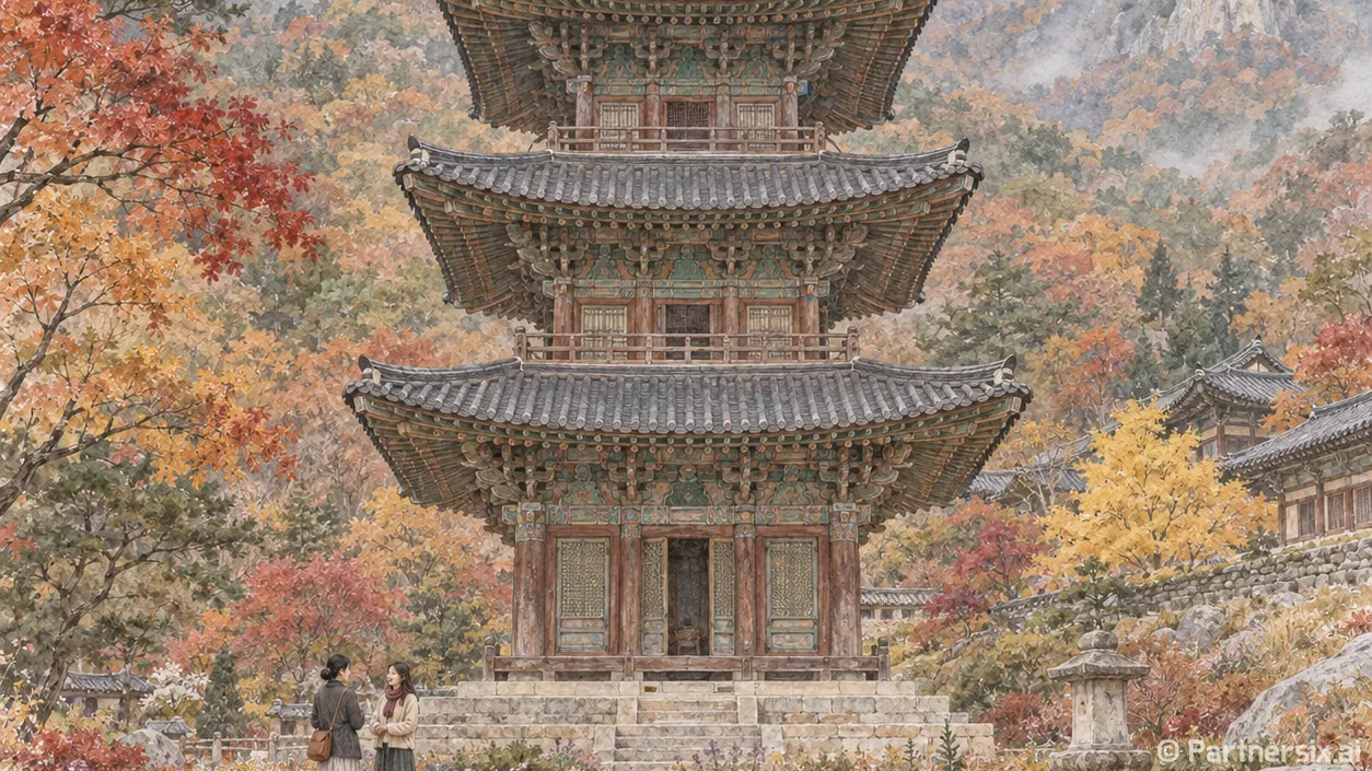 못 없이 세운 보탑사 목탑