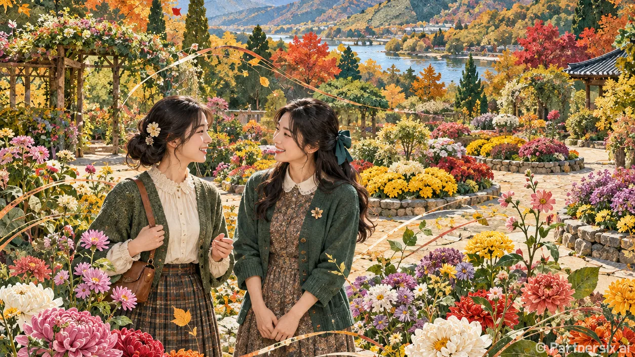 영동에 피어난 가을정원