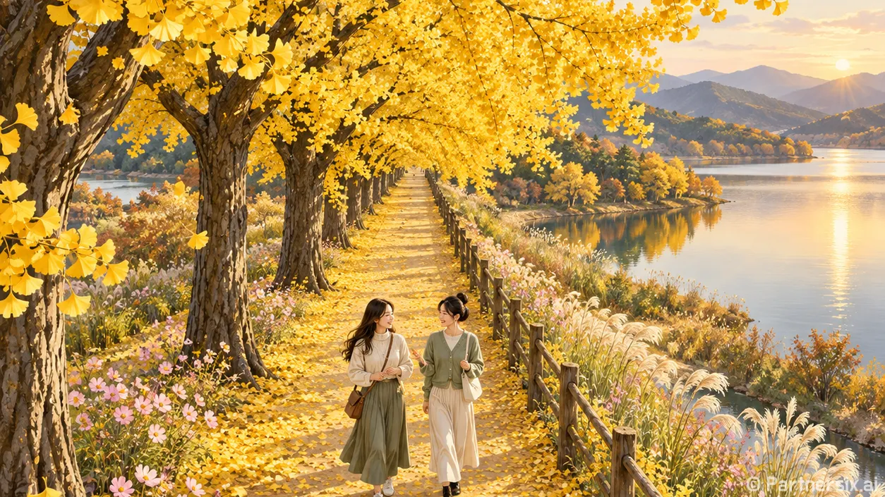황금빛 물든 문광저…