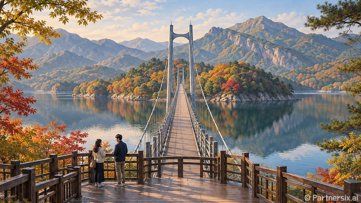 청풍호 품은 가을 출렁길