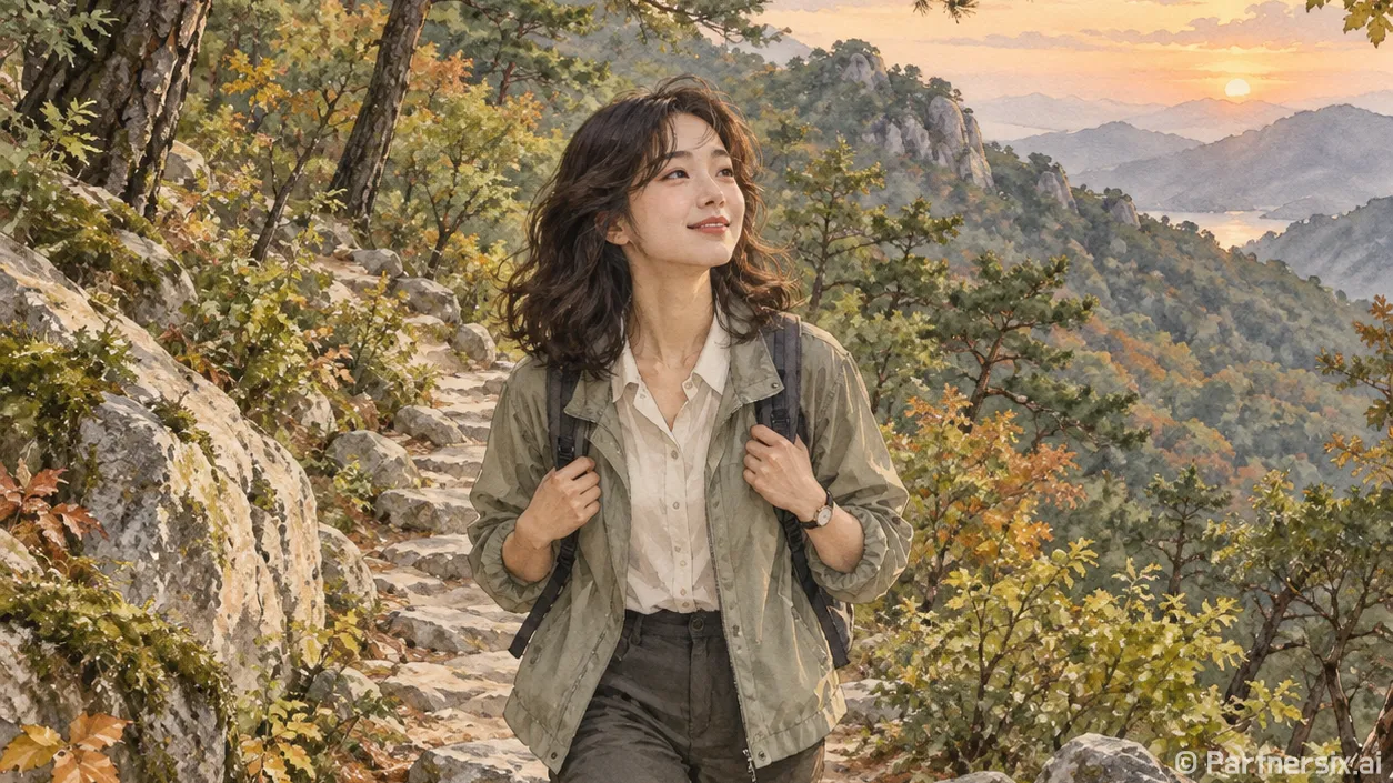 단풍 따라 걷는 연풍새재