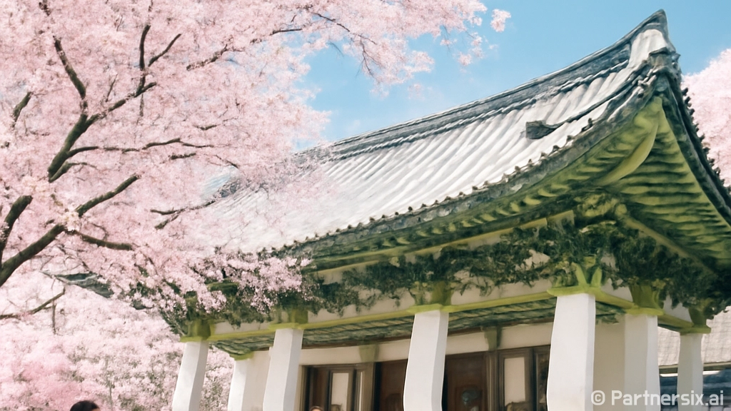 서산 개심사, 늦게 피는 벚꽃의 절경