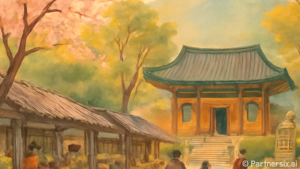 서산 개심사, 봄날…