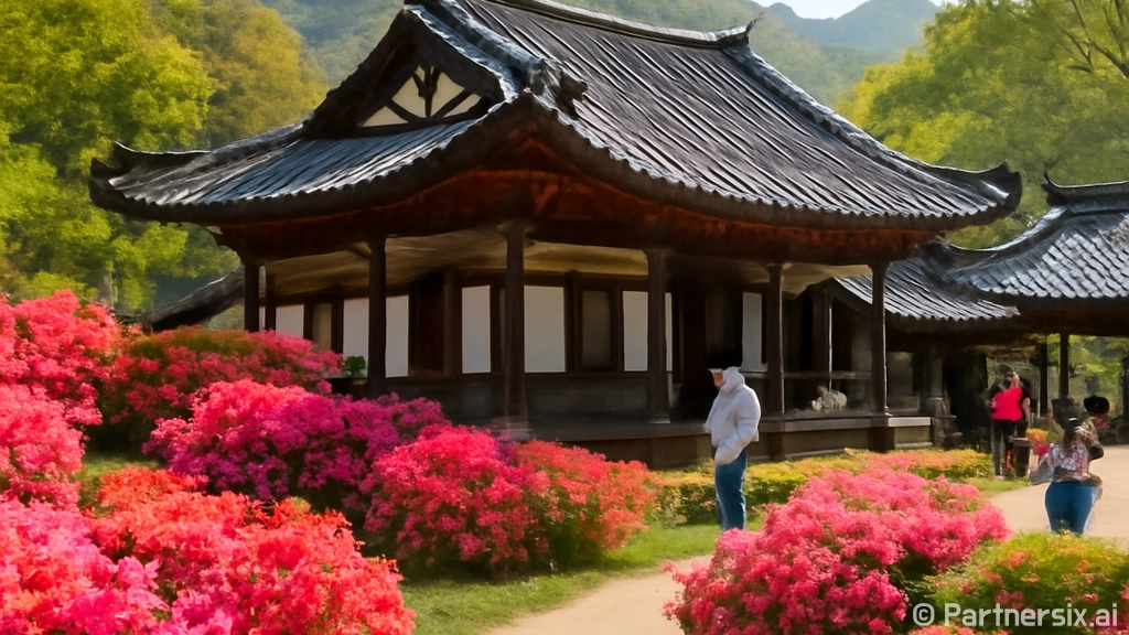 계룡 사계고택 철쭉꽃 명소 산책