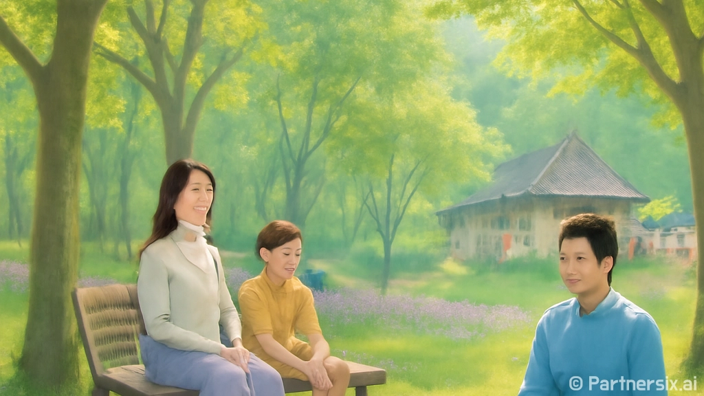6월 초록빛 숲에서…