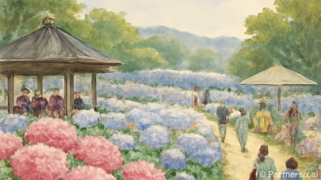 공주 유구색동수국정…