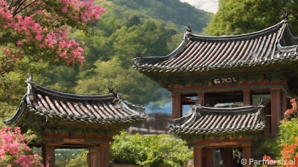 공주 신원사 배롱나…