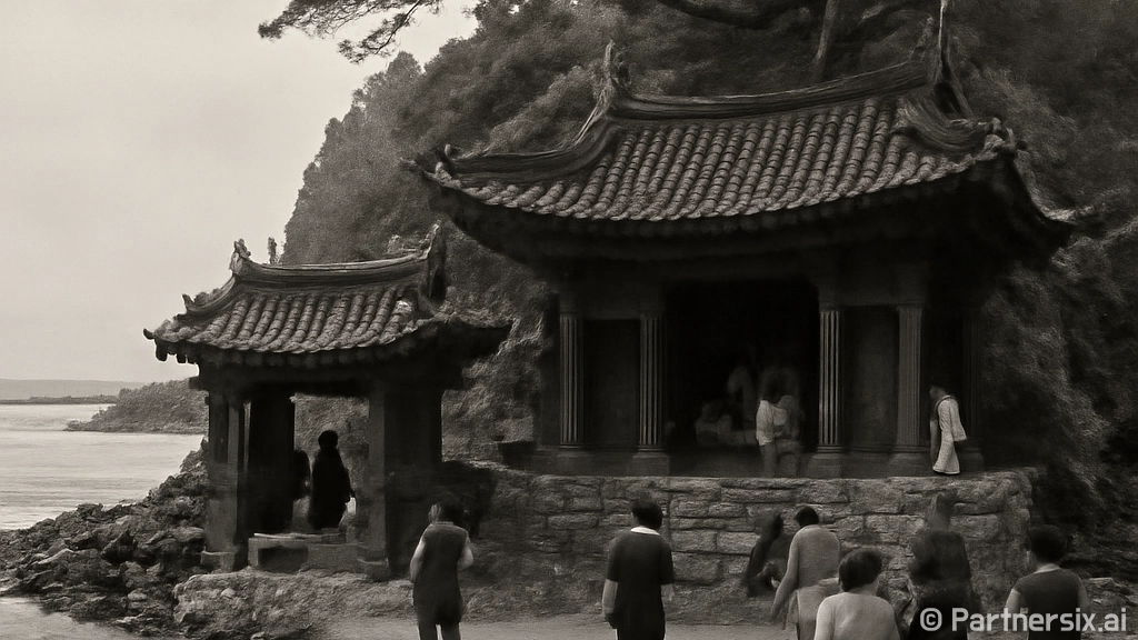 서산 간월암, 바다…