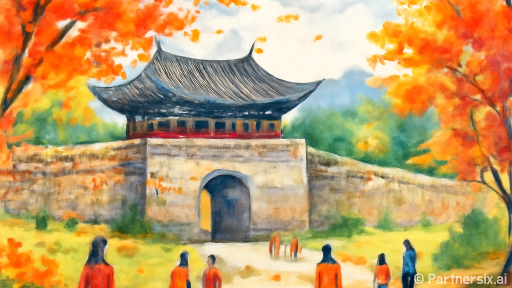 서산 해미읍성 가을…