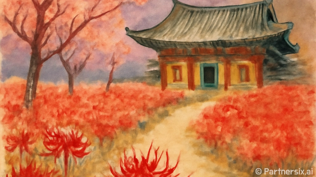 논산 관촉사 꽃무릇…