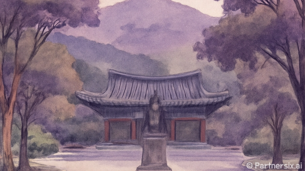 아산 현충사에서 만…