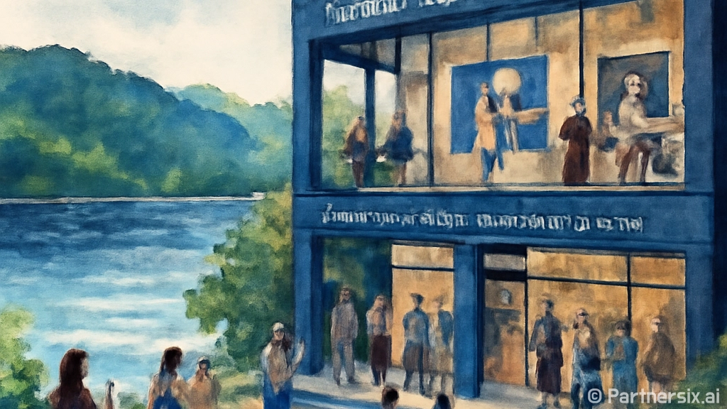 논산 물빛복합문화센터, 호수 품은 예술 공간