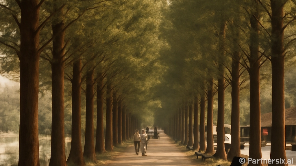 공주 메타세쿼이아길…