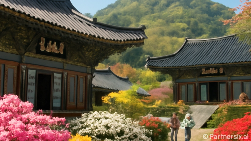 공주 마곡사, 사계…