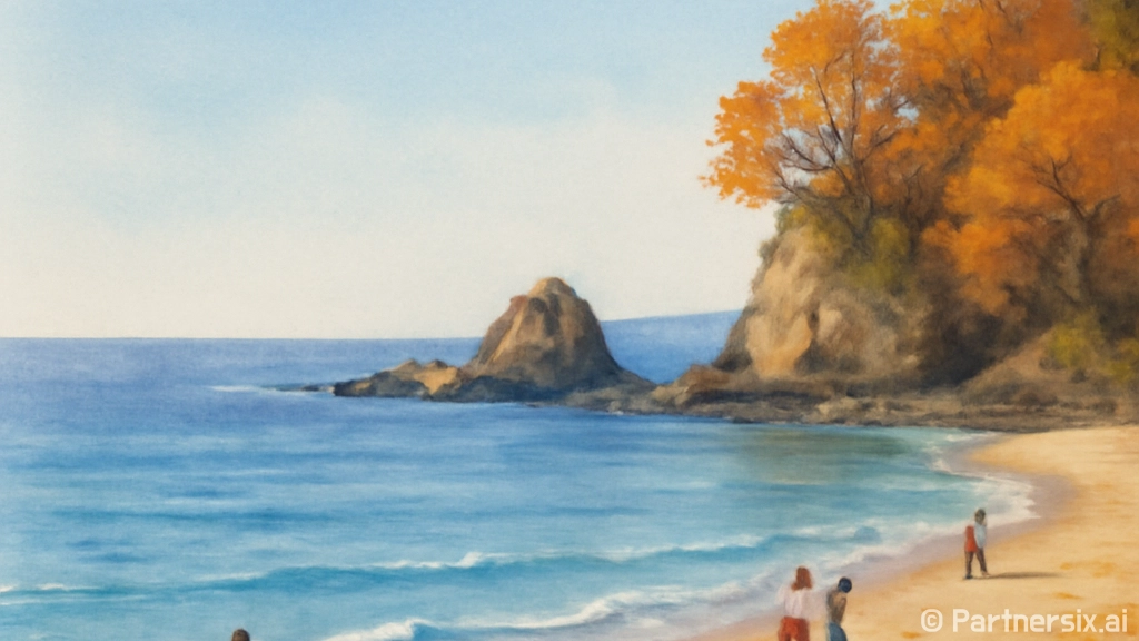 서산 벌천포 해수욕…