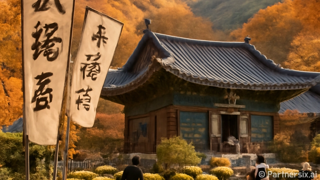 서산 개심사, 단풍…