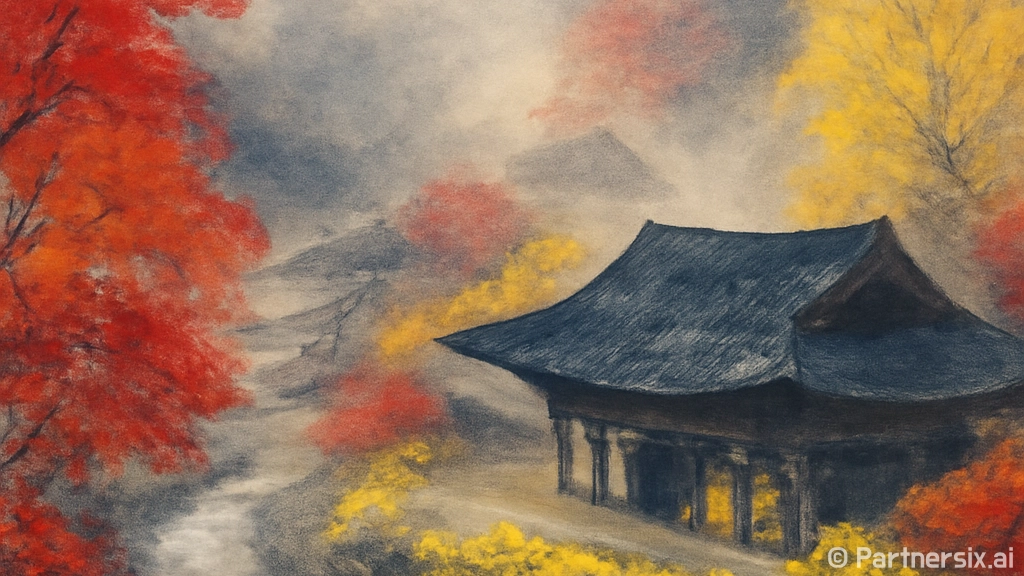 단풍 물든 마곡사,…