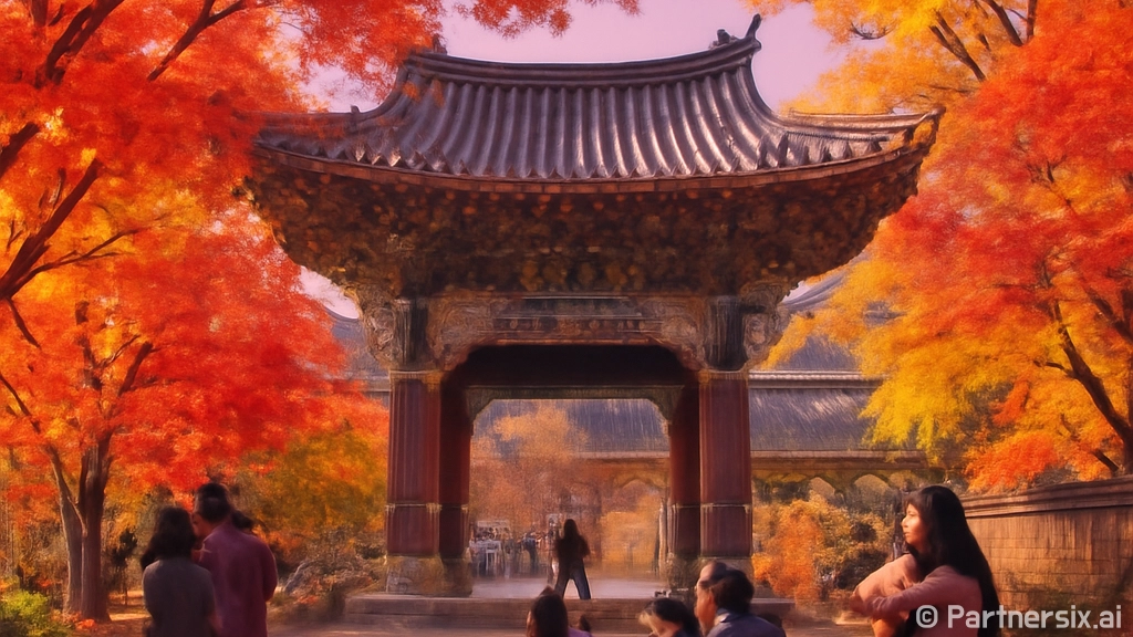 예산 수덕사 가을 …