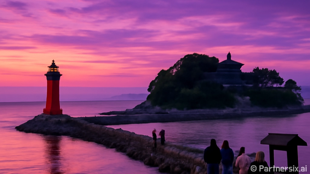 서산 간월도항 등대…