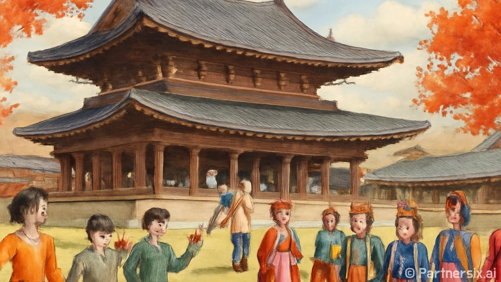 부여 백제문화단지 가을 가족 나들이