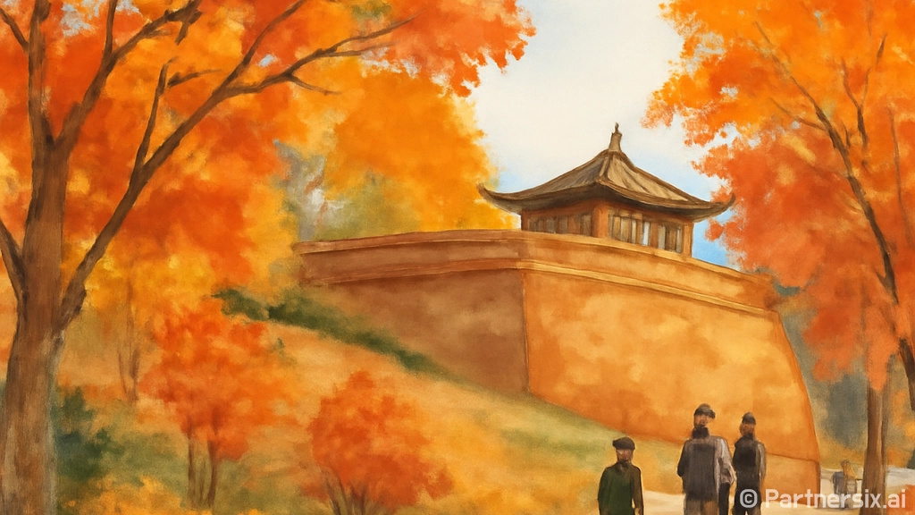 부여 부소산성 가을…