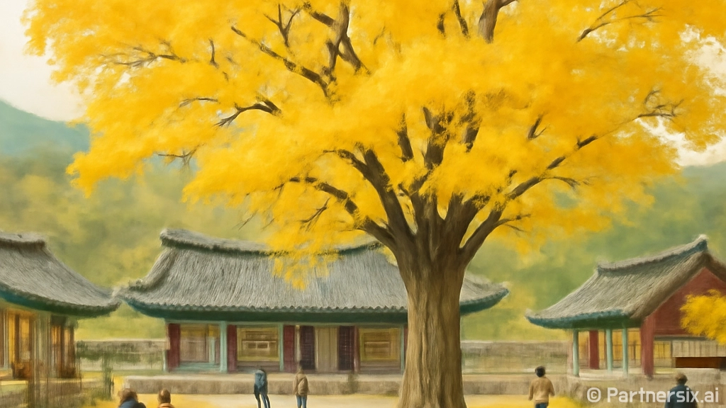 서산향교 가을 단풍…