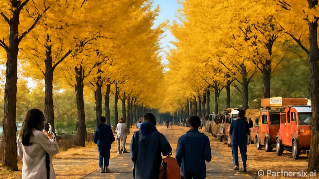 아산 곡교천 은행나…