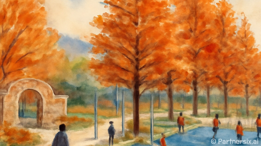 천안 도솔공원 가을 산책길 풍경