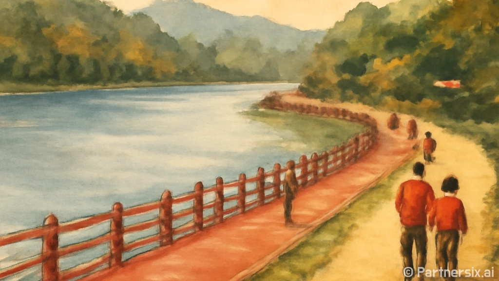 서산 풍전저수지 둘레길, 가족과 함께 걷는 자연의 품