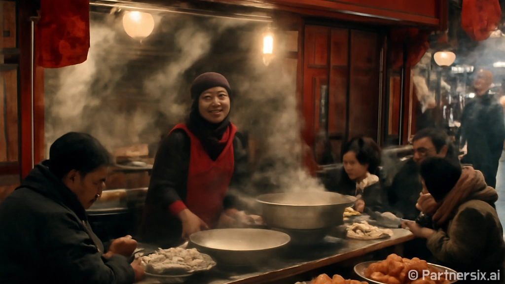 온양온천시장 만두쟁…