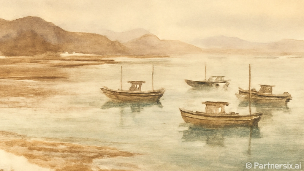 서산 삼길포항 겨울…