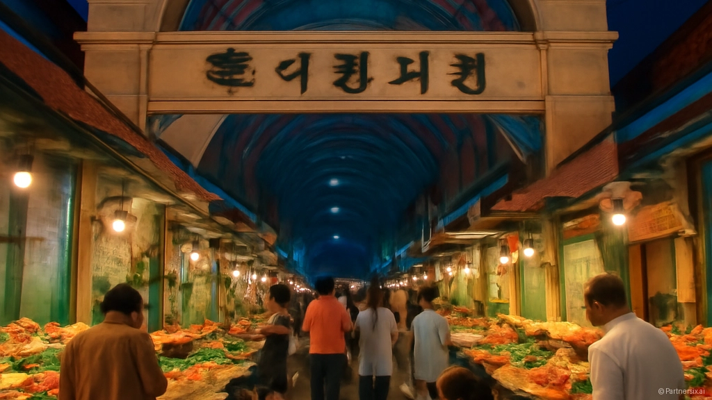 논산 화지중앙시장에…